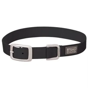 Nylon 2-Ply Dog Collar - Black - 23" L