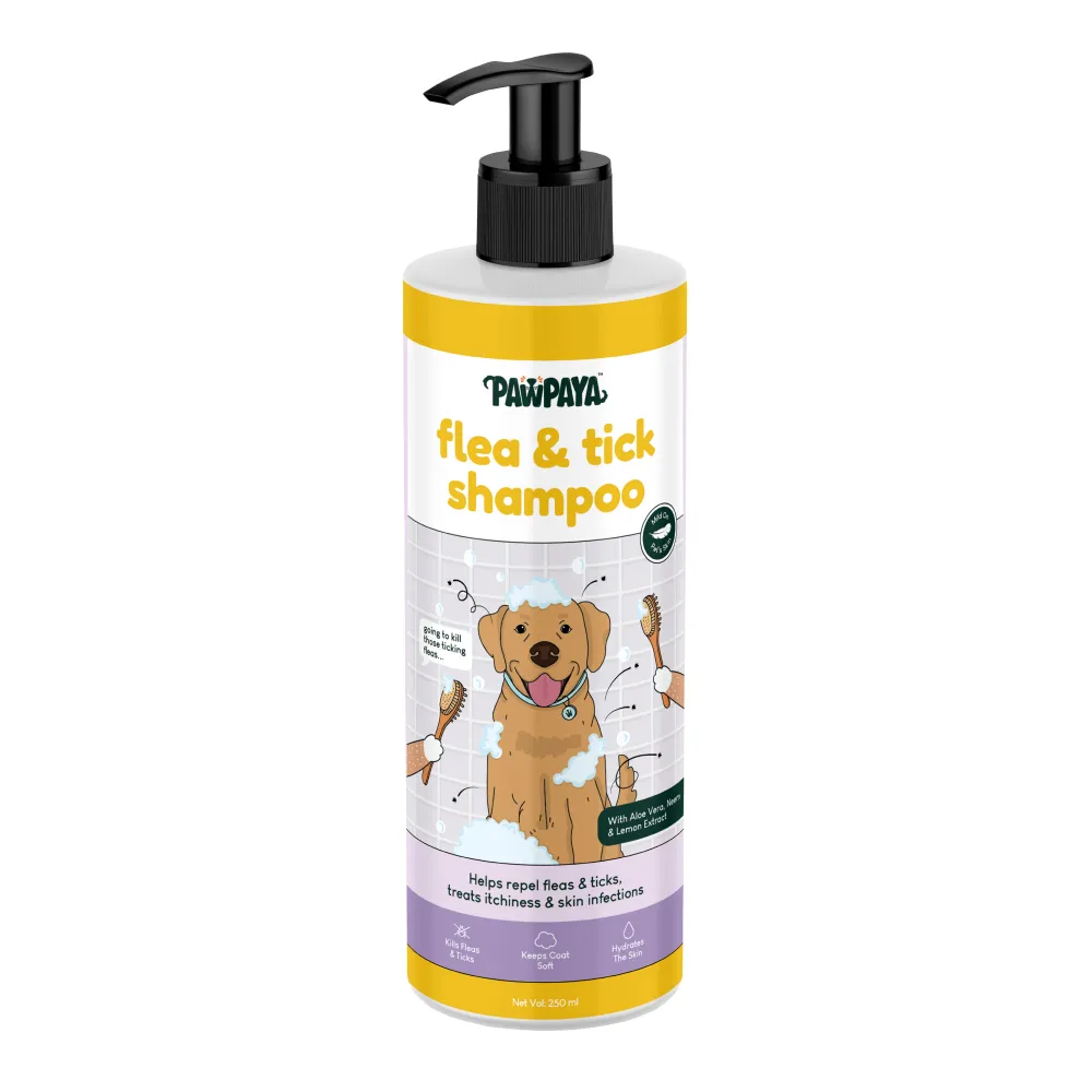 Pawpaya Flea & Tick Shampoo for Dogs