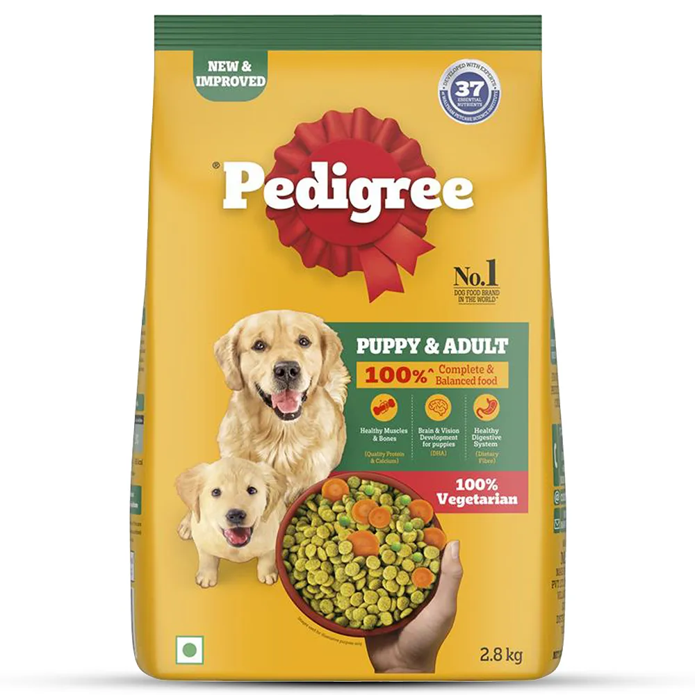 Pedigree 100% Vegetarian Puppy and Adult Veg Dog Dry Food