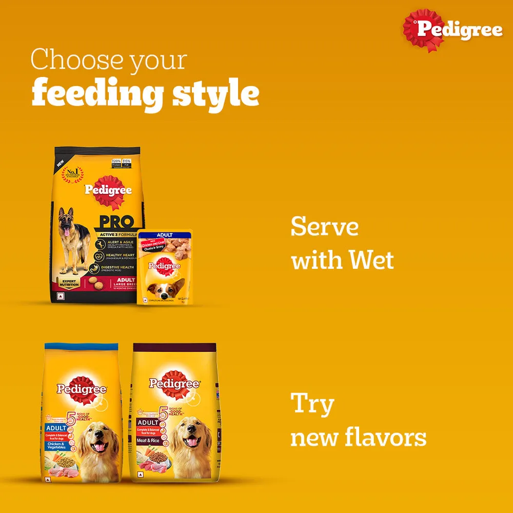 Pedigree PRO Expert Nutrition Active Adult (18 Months Onwards) Large Breed Dog Dry Food