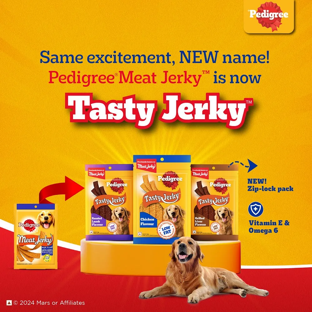 Pedigree PRO Expert Nutrition Adult Dry Food for Small Breed and Pedigree Grilled Liver Tasty Jerky Treat Combo for Dogs