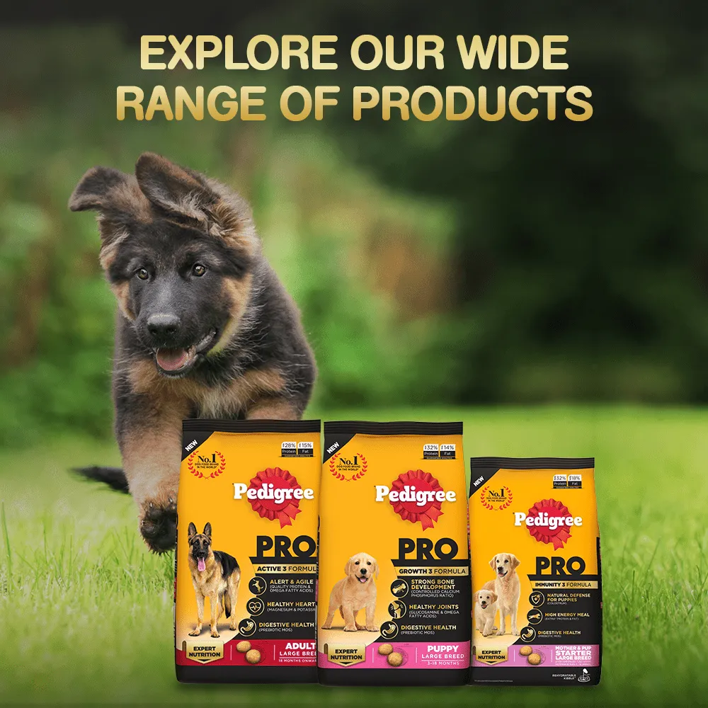 Pedigree PRO Expert Nutrition Lactating/Pregnant Mother & Puppy Starter(3 to 12 Weeks) Large Breed Dog Dry Food