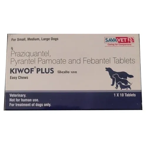 Petcare Nutricoat Advance Omega 3   6 Syrup for Dogs and Cats (400ml) And Savavet Kiwof Plus Dog Deworming Tablet (Pack of 10) Combo