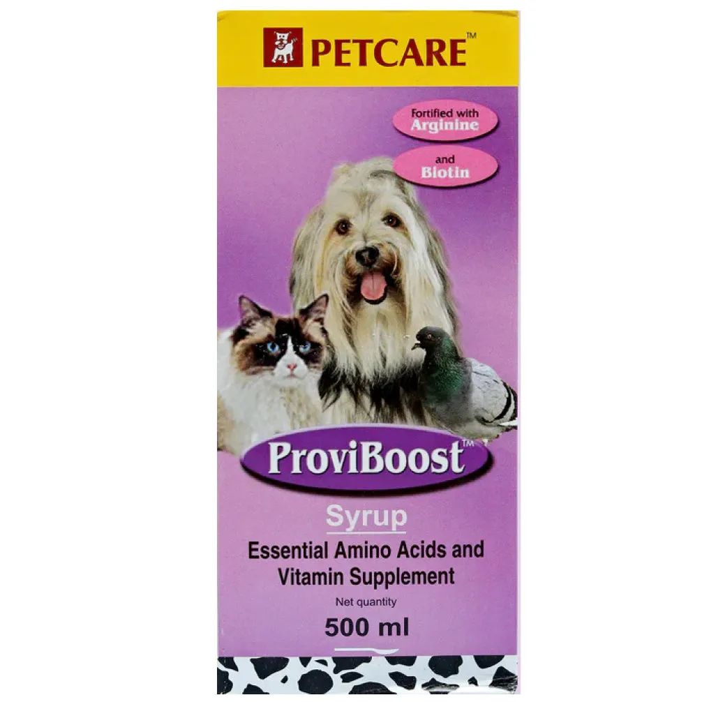 Petcare Proviboost Syrup Essential Amino Acids and Vitamin Supplements for Dogs and Cats