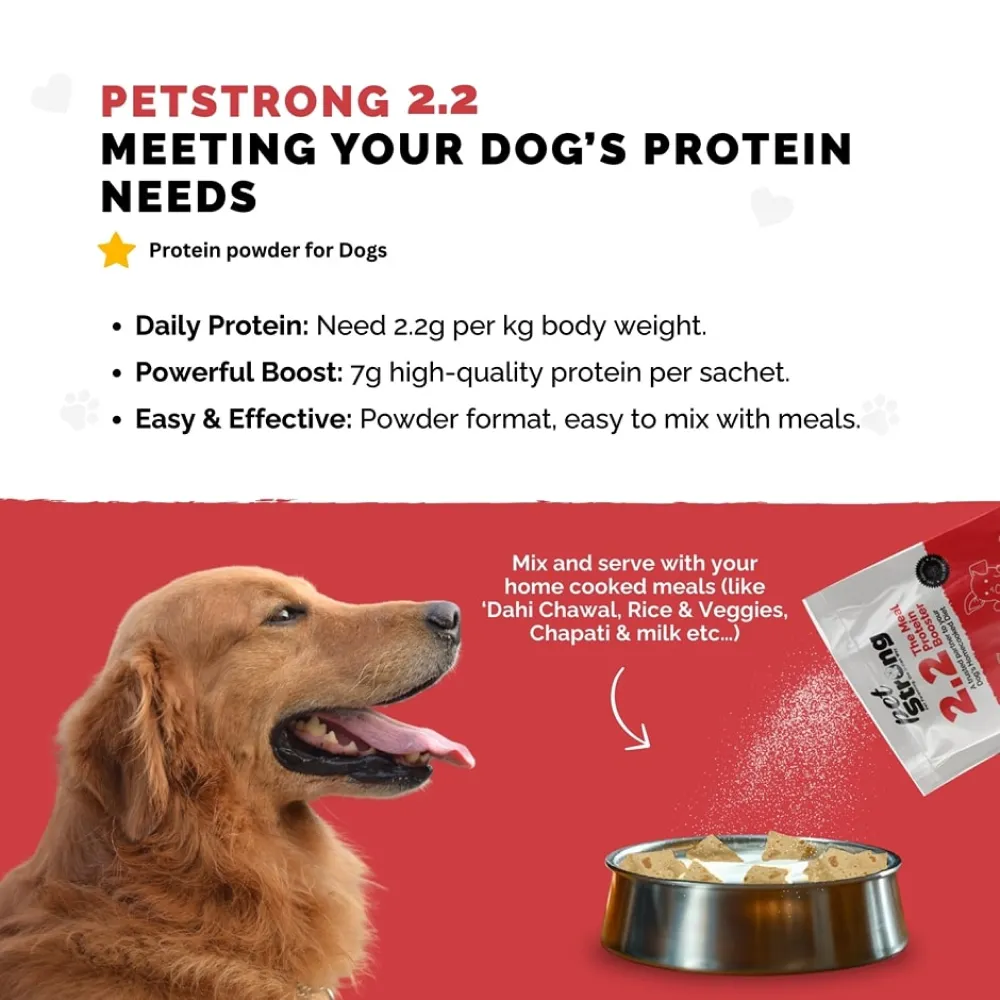 PetStrong Chicken and Rice Fresh Food and 2.2  Meal Protein Booster for Dogs Combo