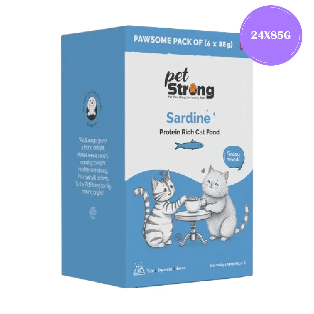 PetStrong Sardine in Gravy Cat Wet Food