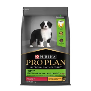 Pro Plan Chicken Medium Breed Puppy Dog Dry Food (New Improved Formula) (Limited Shelf Life)