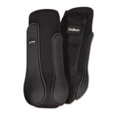 ProTech Front Splint Boots - Front Black Medium
