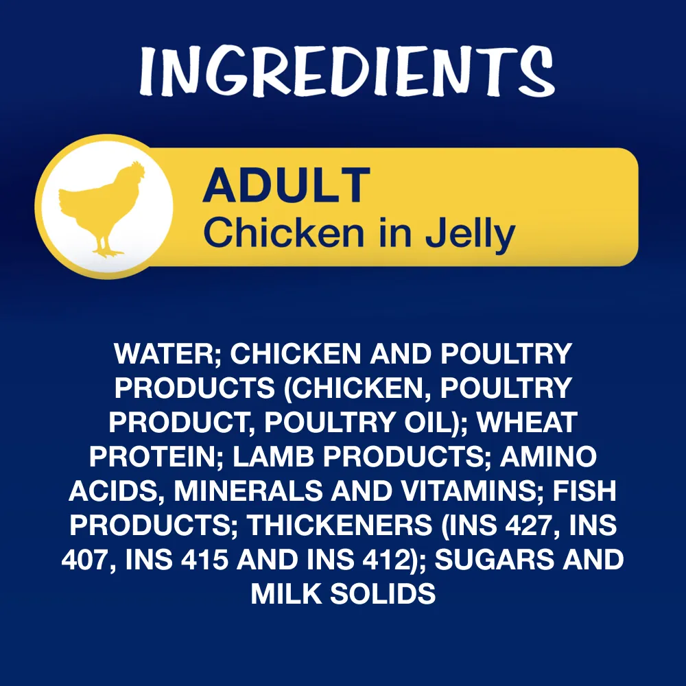 Purina Felix Chicken with Jelly and Salmon with Jelly Adult Cat Wet Food Combo