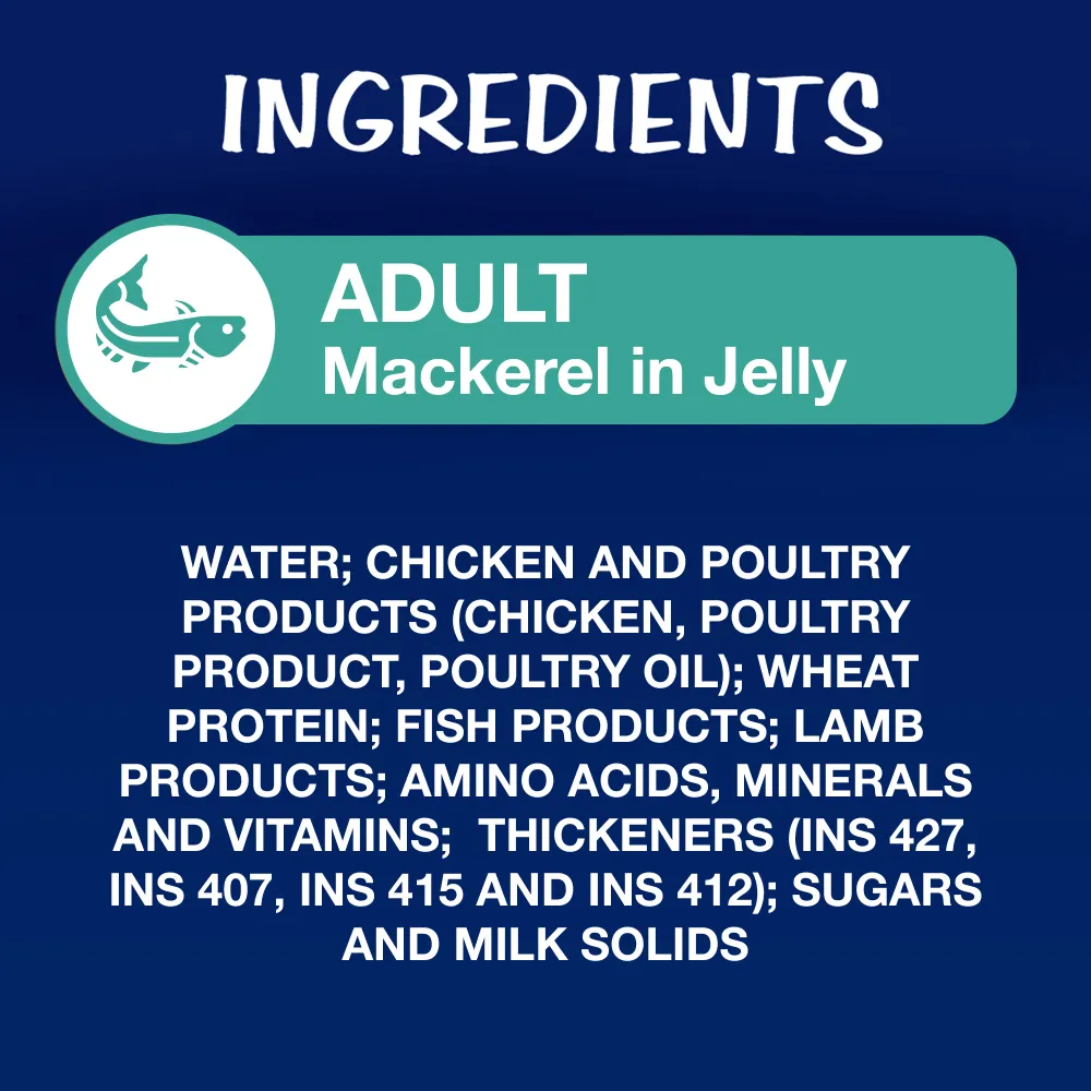 Purina Felix Mackerel with Jelly and Sardine with Jelly Adult Cat Wet Food Combo