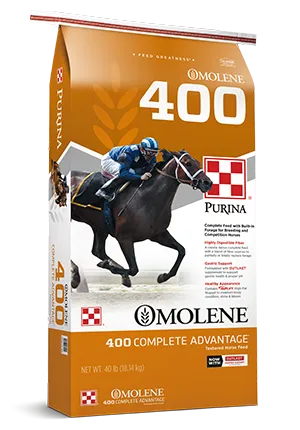 Purina Omolene #400 Complete Advantage Horse Feed - 50lb