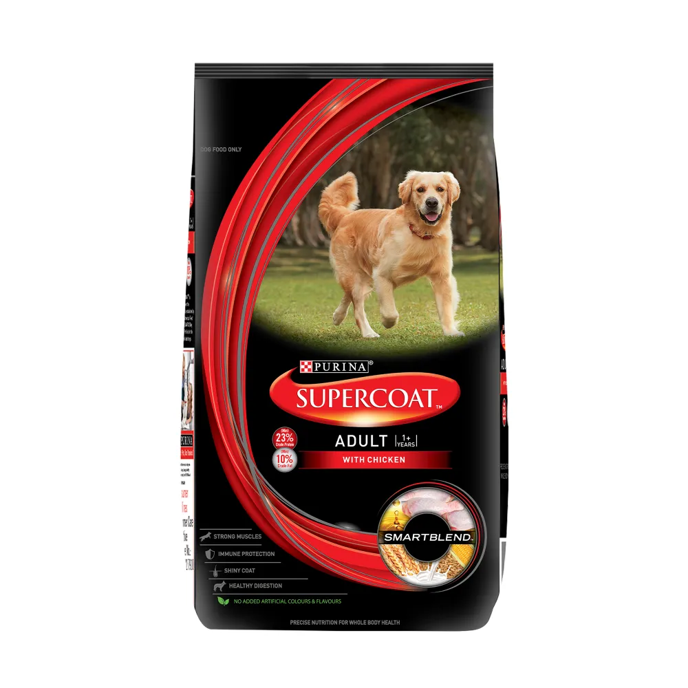 Purina SuperCoat Chicken Smartblend Adult Dog Dry Food (1  Years)