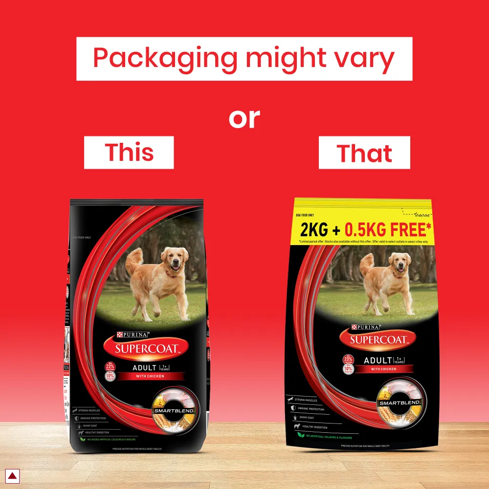 Purina SuperCoat Chicken Smartblend Adult Dog Dry Food (1  Years)