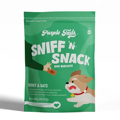 Purple Tails Honey and Oats Biscuits Dog Treat