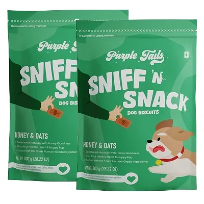 Purple Tails Honey and Oats Biscuits Dog Treat