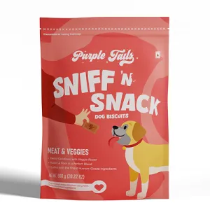 Purple Tails Meat and Veggies Biscuits Dog Treat