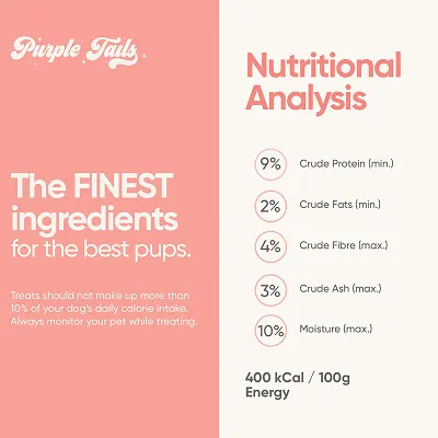 Purple Tails Meat and Veggies Biscuits Dog Treat
