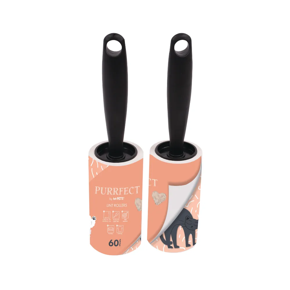 Purrfect Lint Rollers Pink 60 Sheets