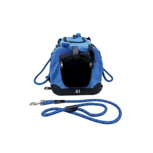 REMIX Travel Carrier 2 in 1 with Leash-Shoulder Belt - Blue
