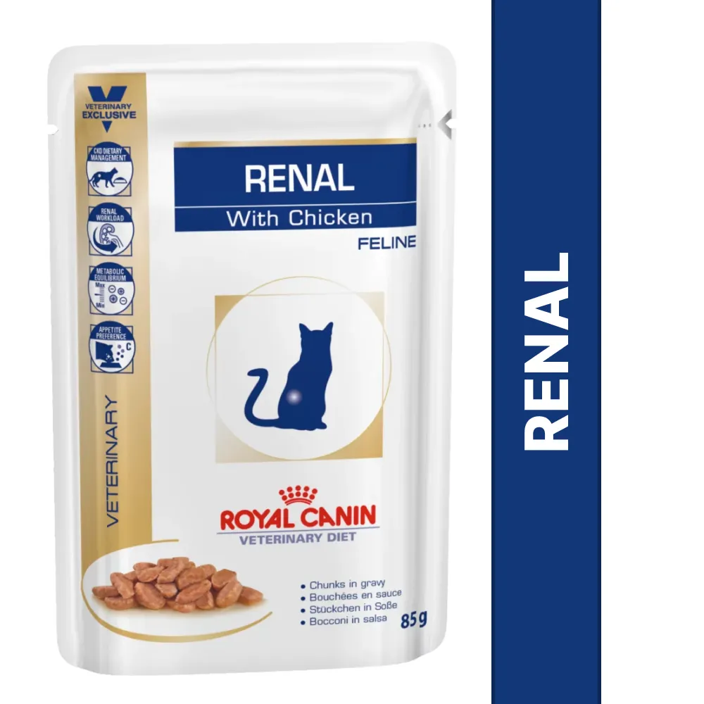 Royal Canin Veterinary Diet Renal Chicken Adult Cat Wet Food