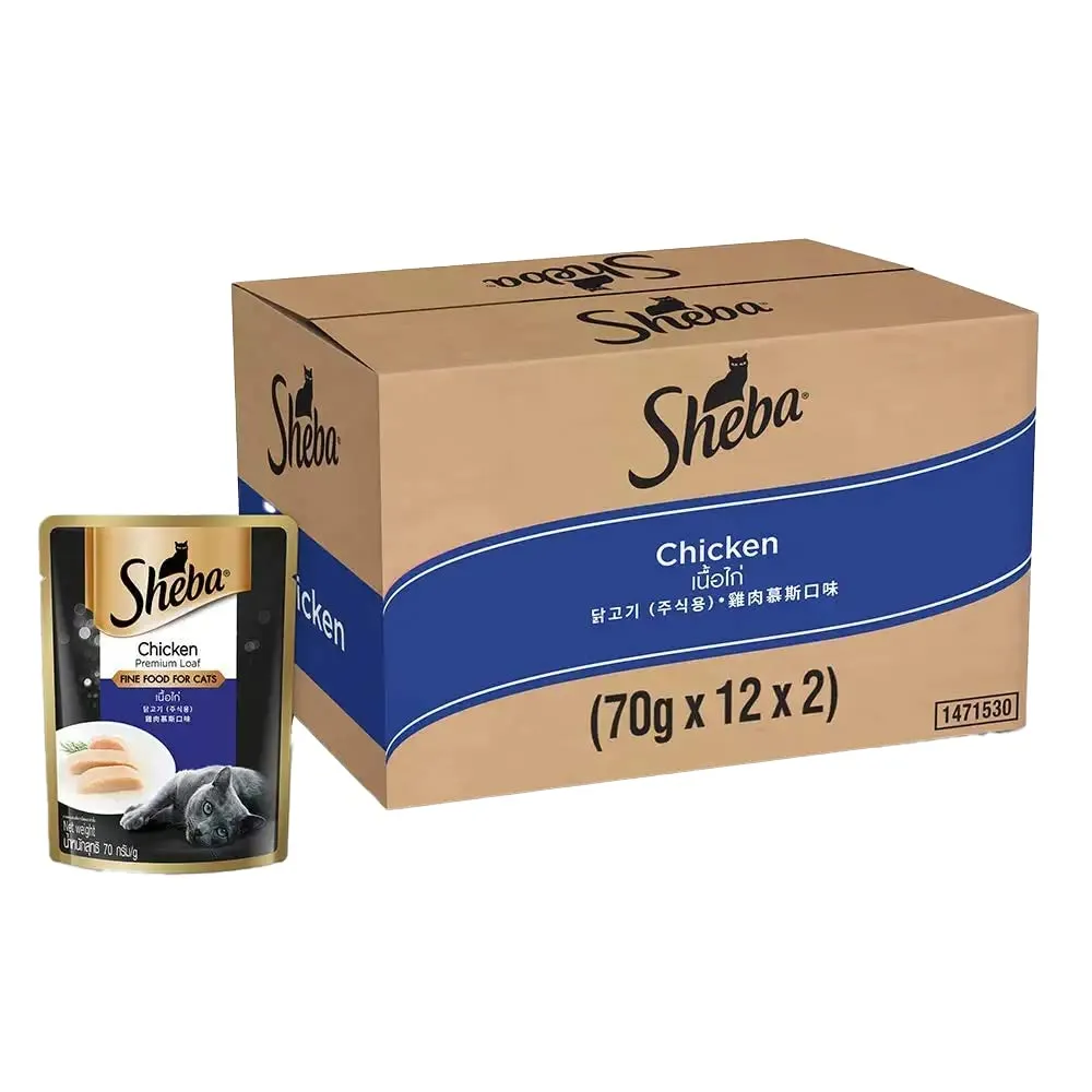 Sheba Chicken Loaf Rich Premium Adult Fine Cat Wet Food