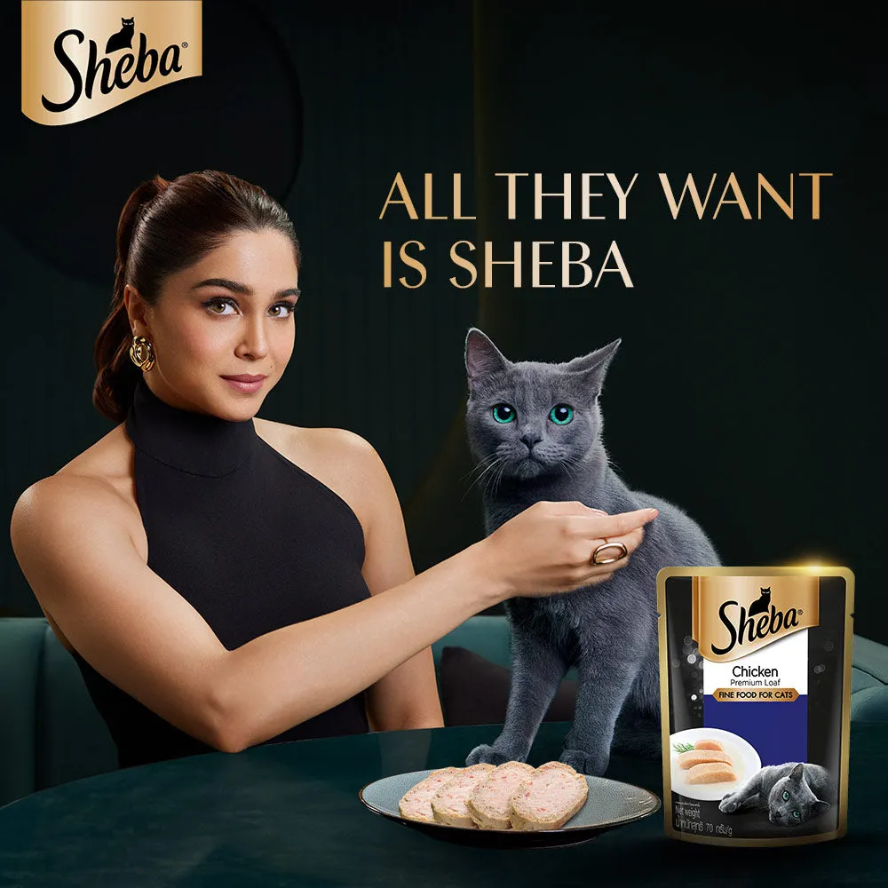 Sheba Chicken Loaf Rich Premium Adult Fine Cat Wet Food