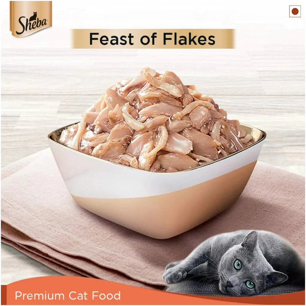 Sheba Fish with Sasami and Skipjack & Salmon Fish Mix Cat Wet Food Combo