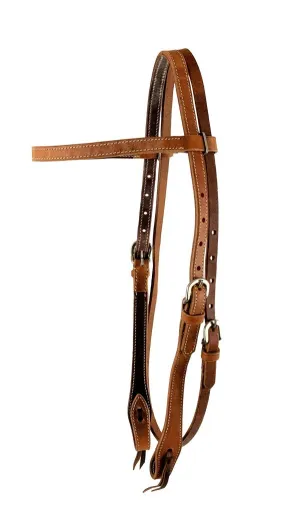 Showman  Argentina Harness cow leather browband headstall.
