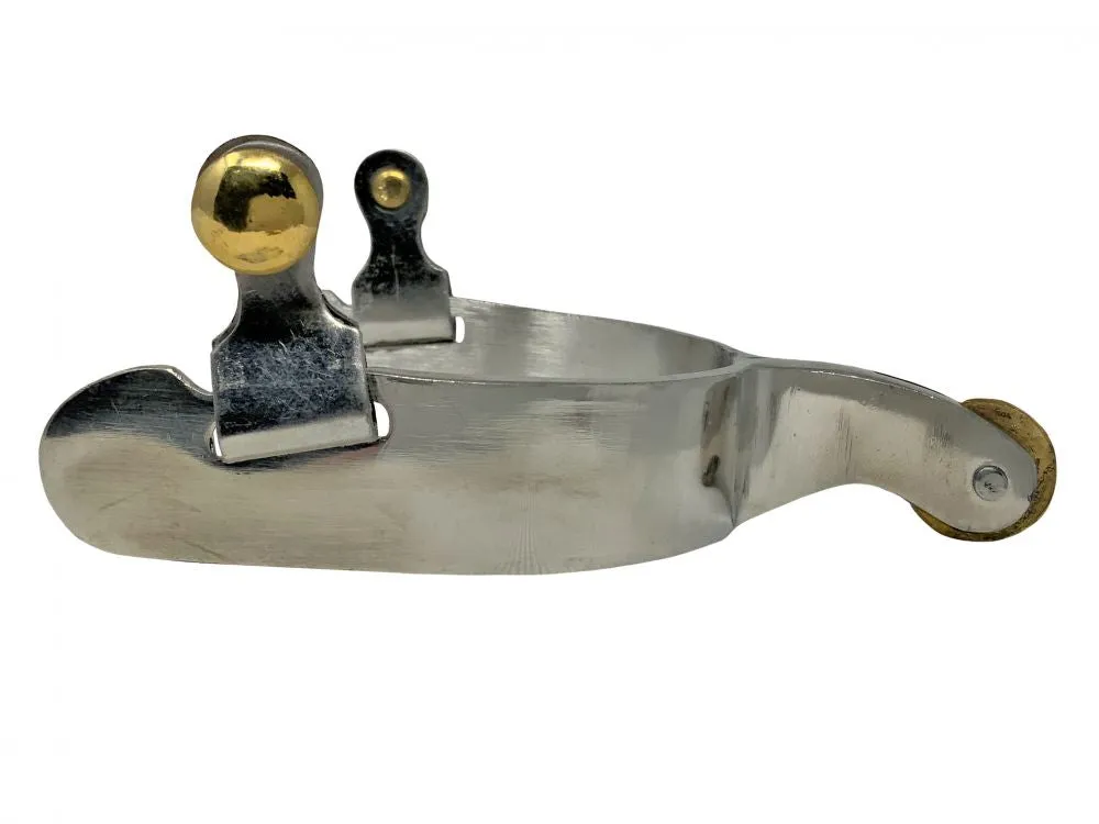 Showman  Western Stainless Steel Mens size spurs.