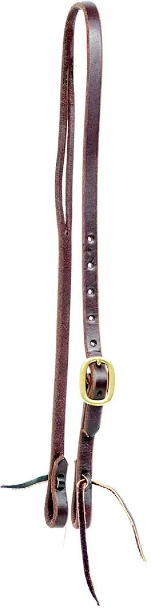 Slit Ear 5/8" Single SB Tie-Ends Headstall