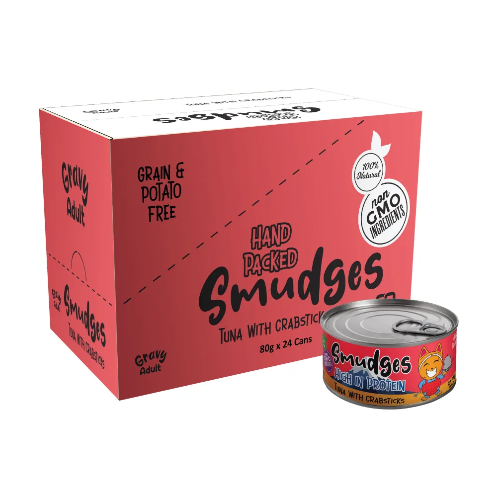 Smudges Tuna with Crabsticks in Gravy Adult Cat Wet Food