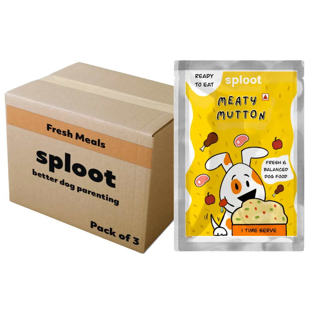Sploot Meals Meaty Mutton and Brown Rice Dog Wet Food