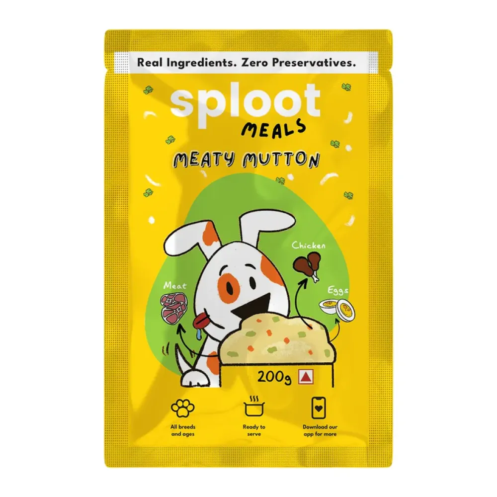 Sploot Meals Meaty Mutton and Brown Rice Dog Wet Food