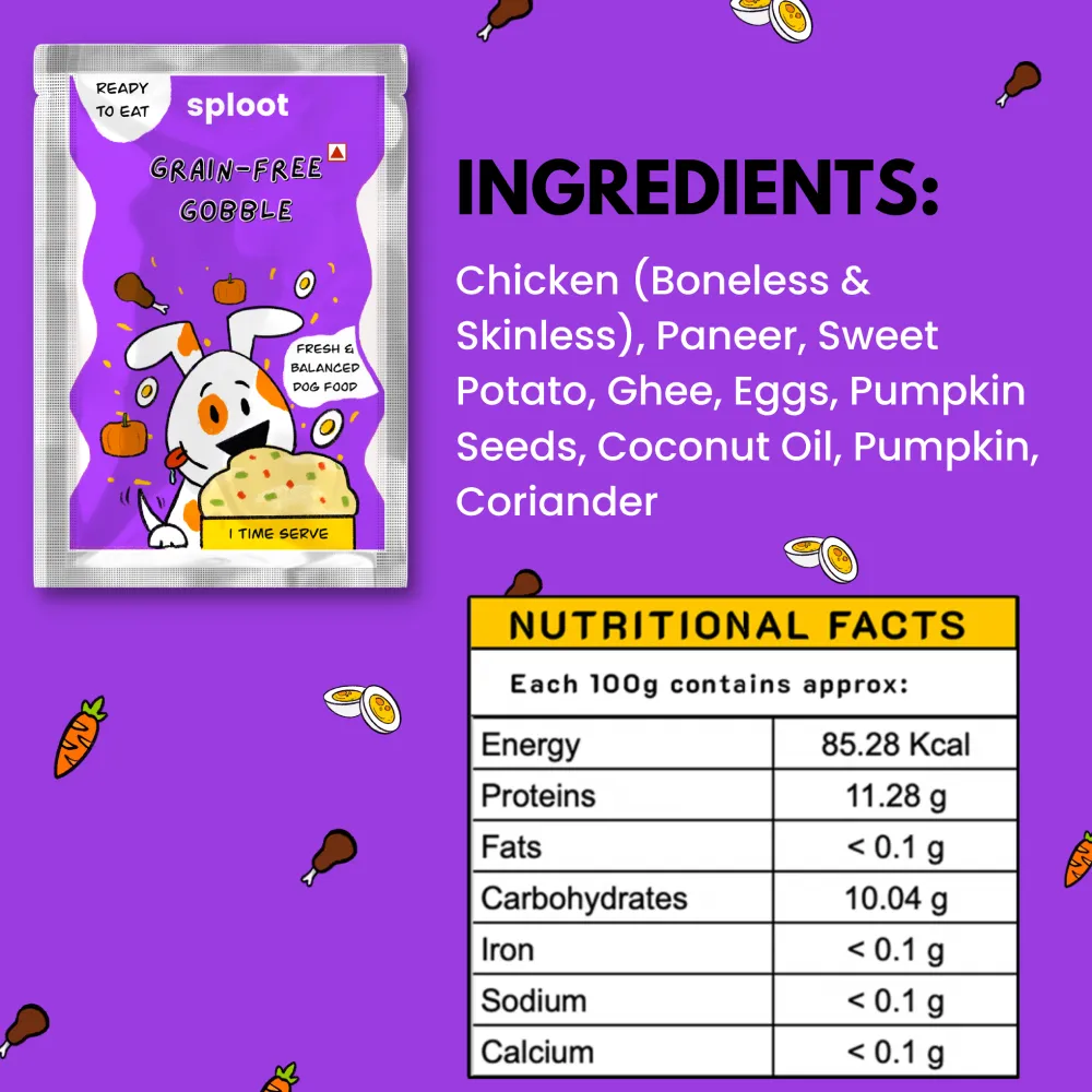 Sploot Meals Mix Recipe Dog Wet Food