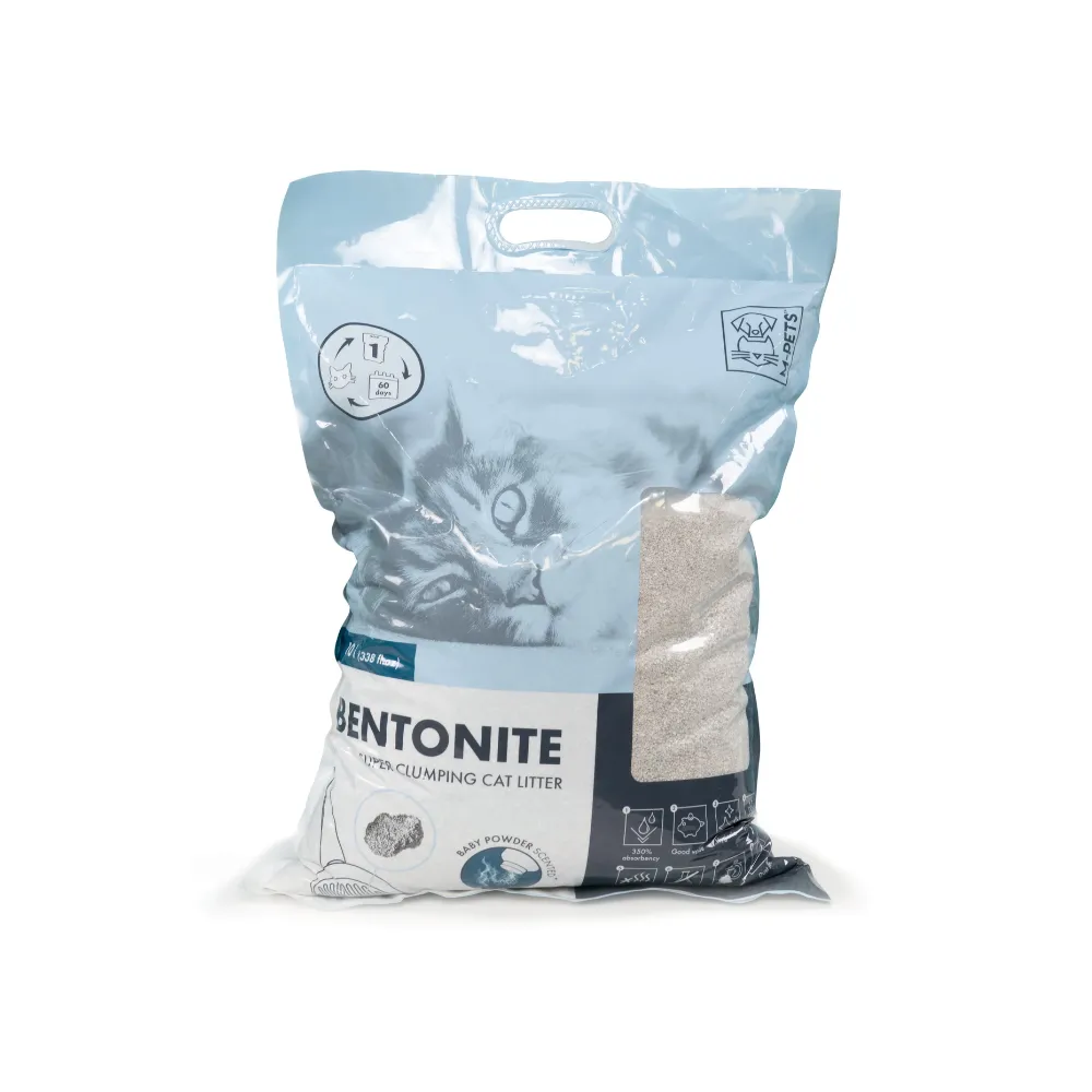 Super Clumping Bentonite Cat Litter Baby Powder