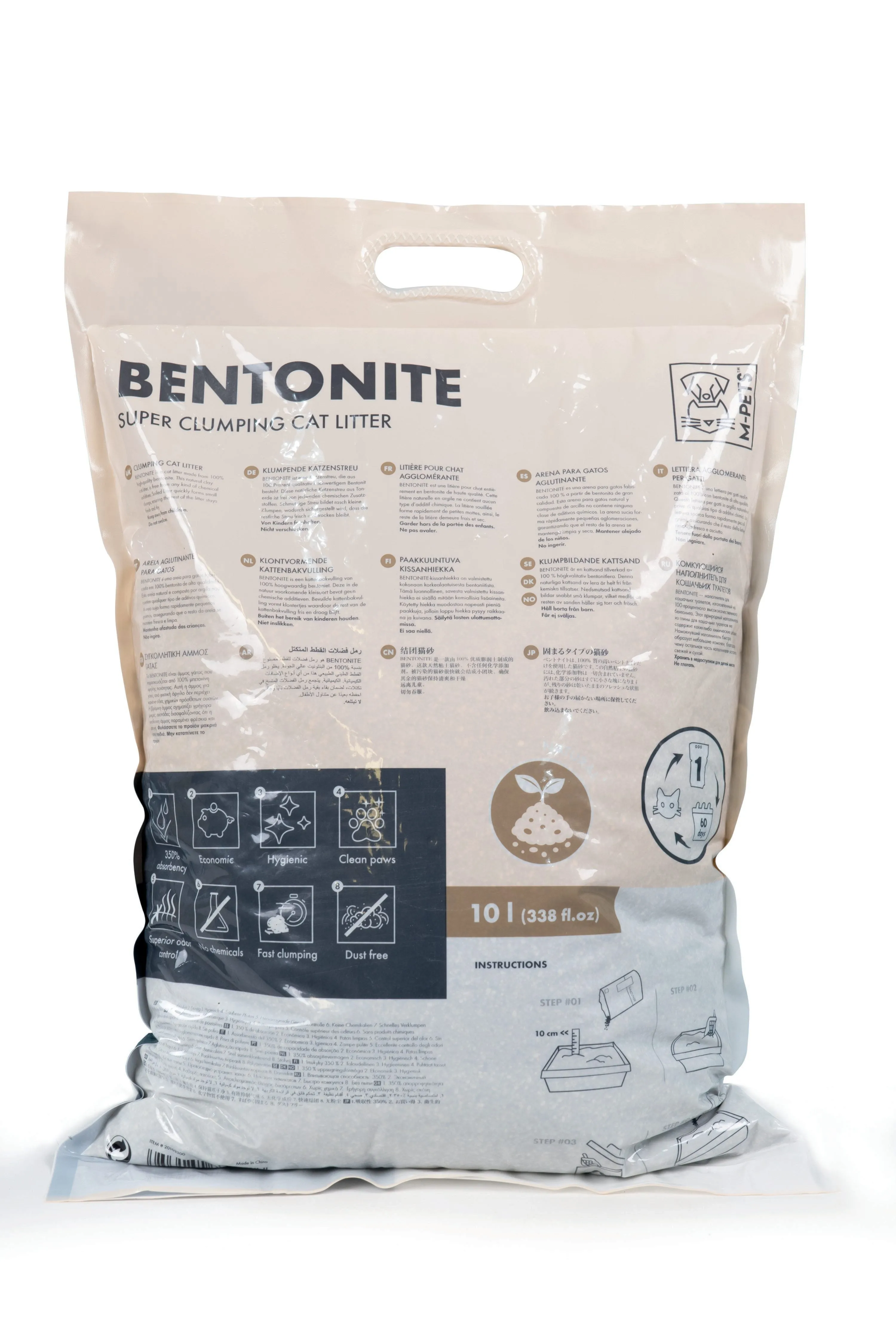 Super Clumping Bentonite Cat Litter Natural
