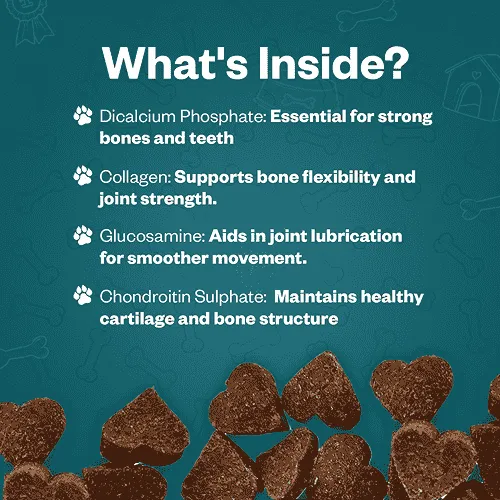 TailsAlive Calcium Chicken Flavor Soft Chews Supplements for Dogs