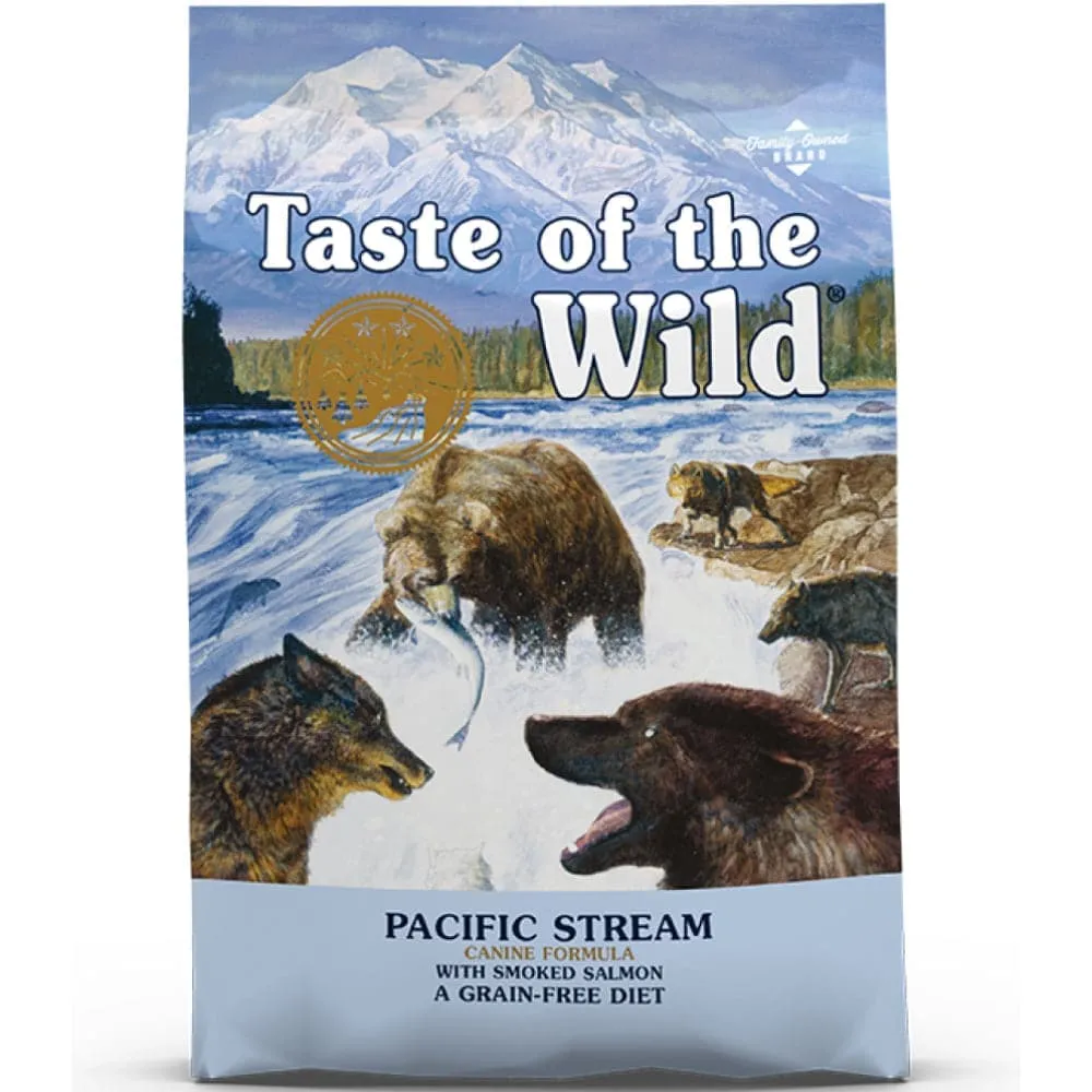 Taste of the Wild Pacific Stream Smoked Salmon Adult Dog Dry Food | Grain Free Formula