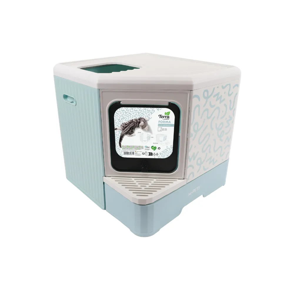 Terra Forma ECO Foldable Cat Litter Box Blue