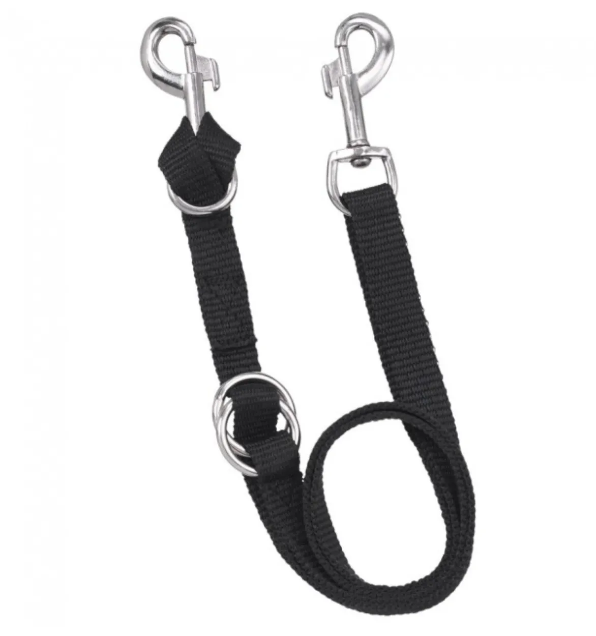 TOUGH1 NYLON WEB TIE DOWN - BLACK