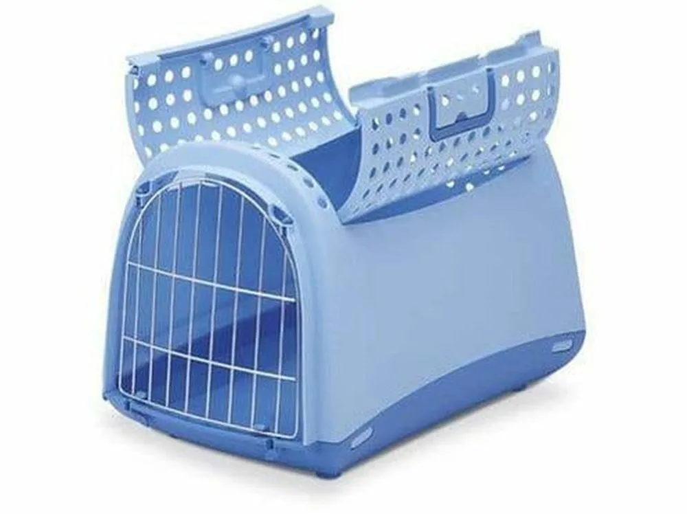 Trasportino Linus Open Top Cabrio Azzurro Chiaro Pets Qatar