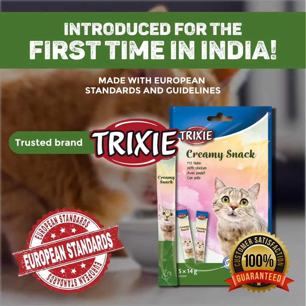 Trixie Premio Tuna Rolls and Chicken Creamy Cat Treat Combo