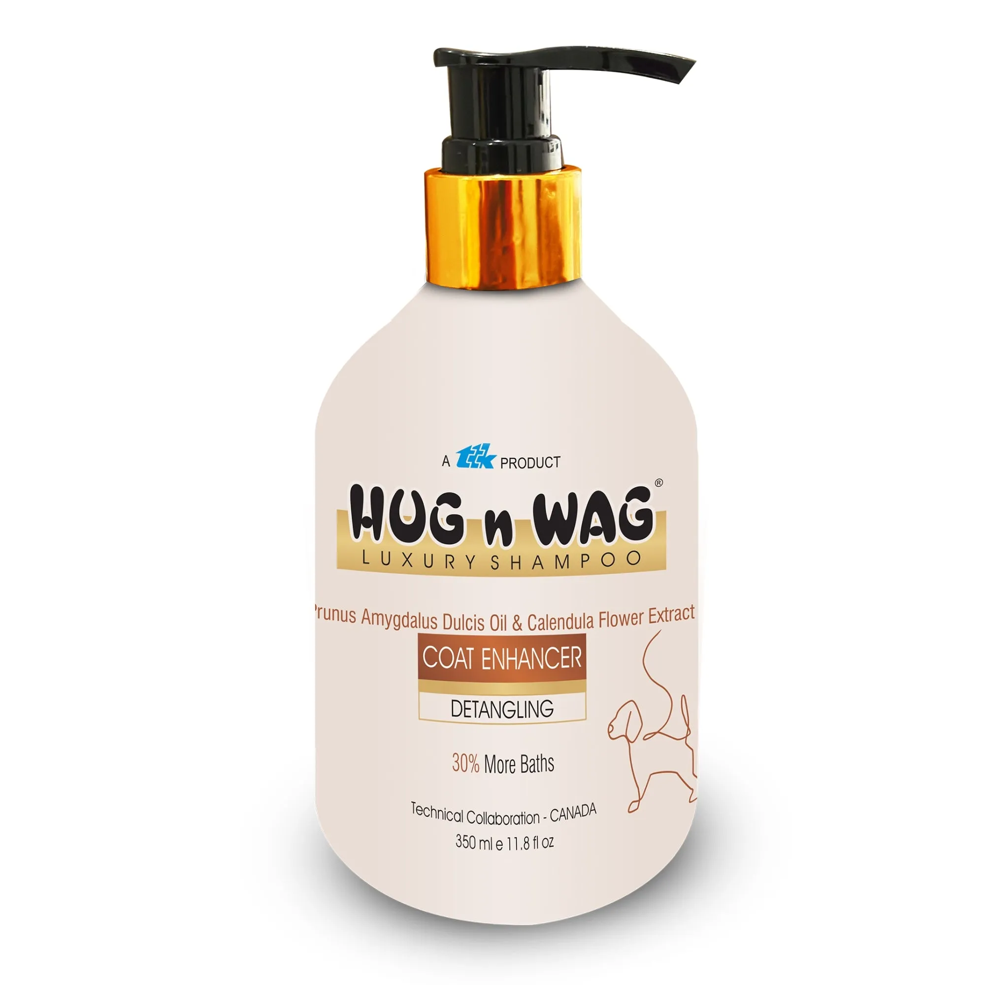 Ttk Hug n Wag Luxury Shampoo Coat Enhancer for Dogs