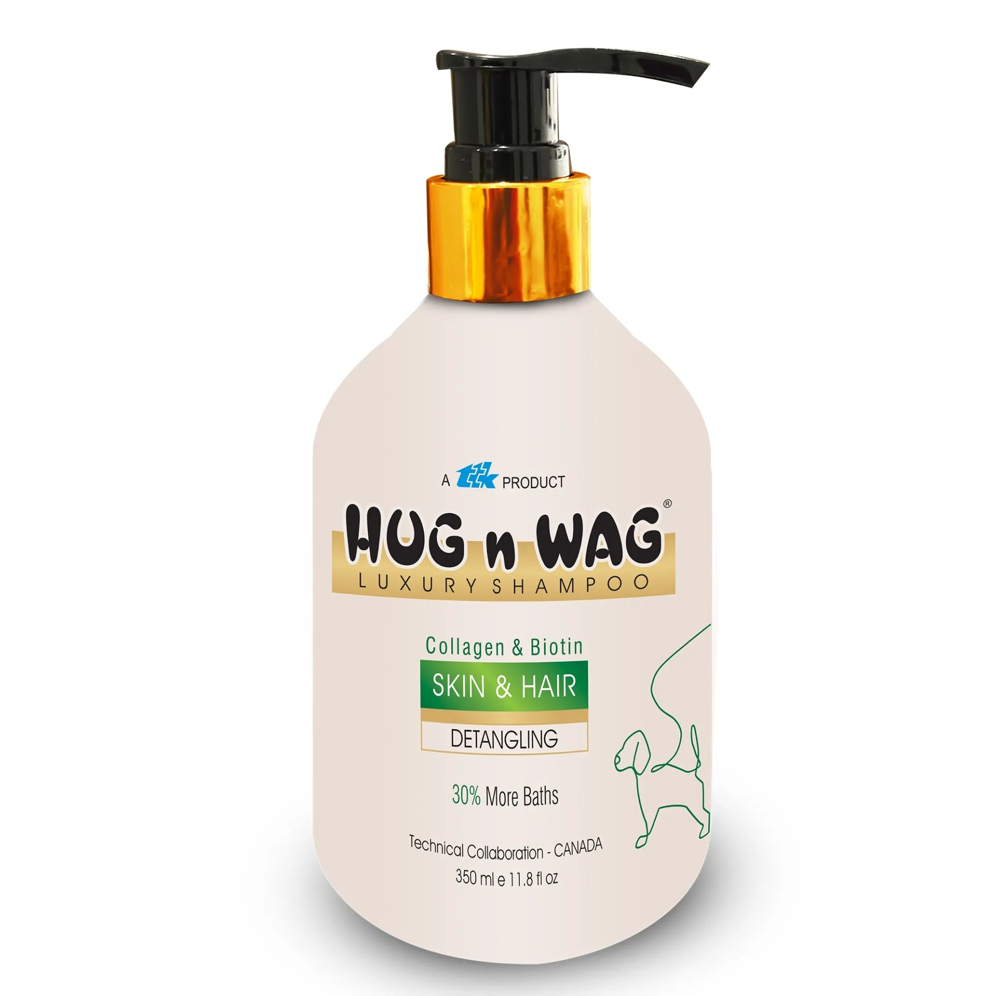 Ttk Hug n Wag Luxury Shampoo Skin & Hair for Dogs