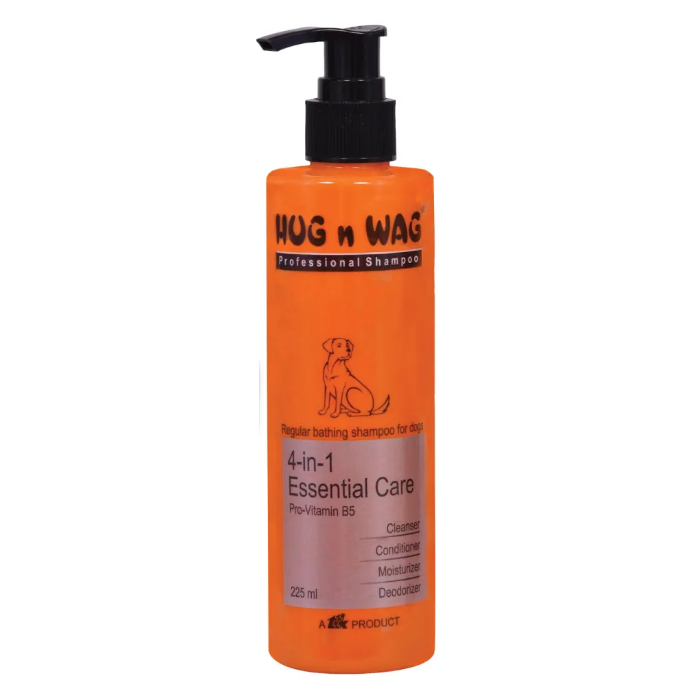 Ttk Hug n Wag Professional 4 in 1 Essential Care Shampoo for Dogs