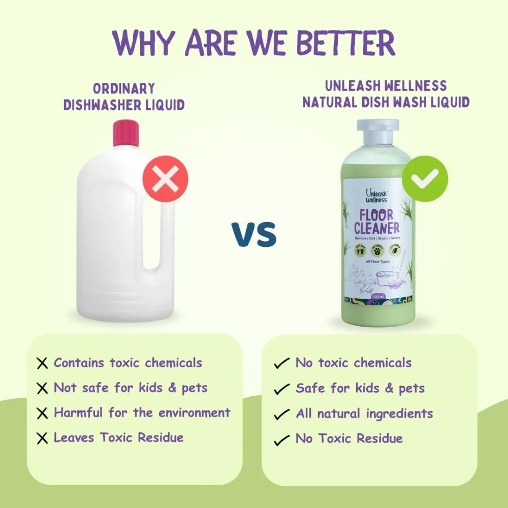 Unleash Wellness Pet Safe Floor Cleaner for Dogs and Cats