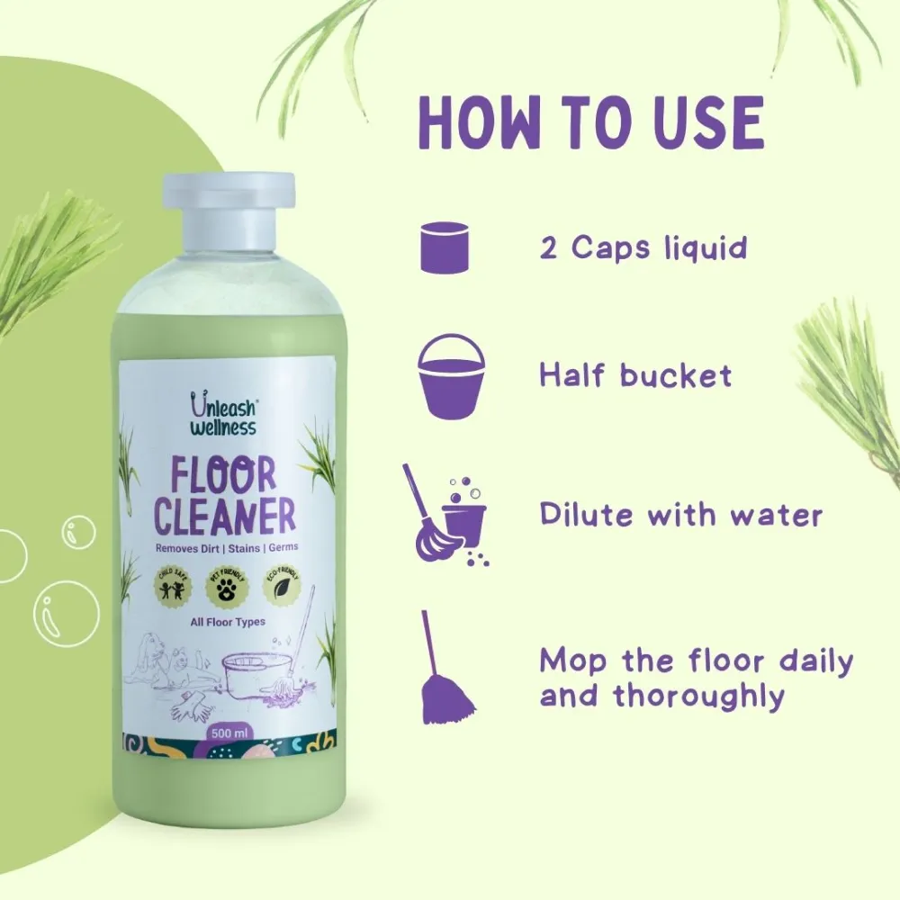 Unleash Wellness Pet Safe Floor Cleaner for Dogs and Cats