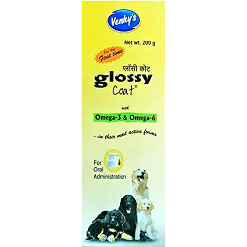 Venkys Glossycoat Omega 3   Omega 6 for Dogs