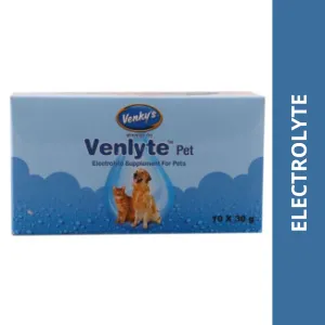 Venkys Venlyte Pet Electrolyte Supplement for Dogs and Cats (30g)