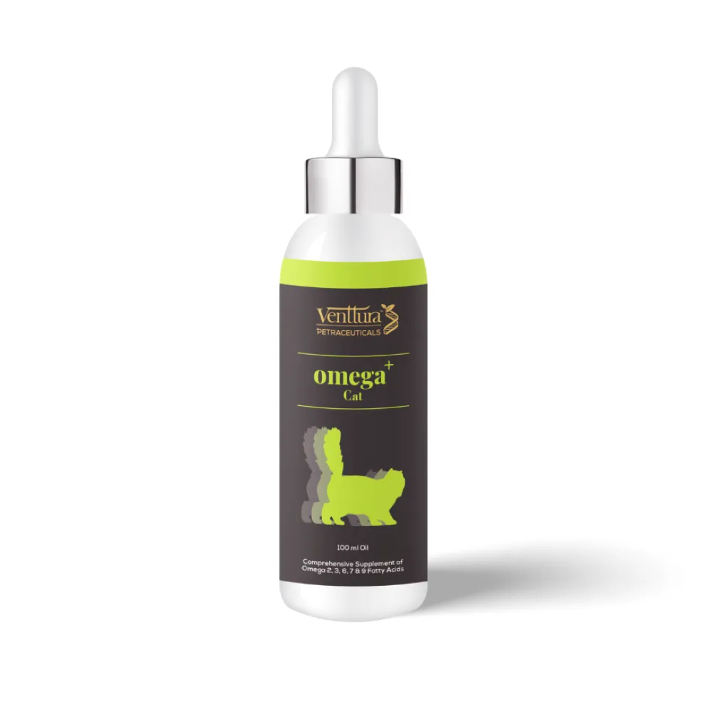 Venttura Healthy Skin & Glowing Coat Omega Fatty Acid Supplement for Cats